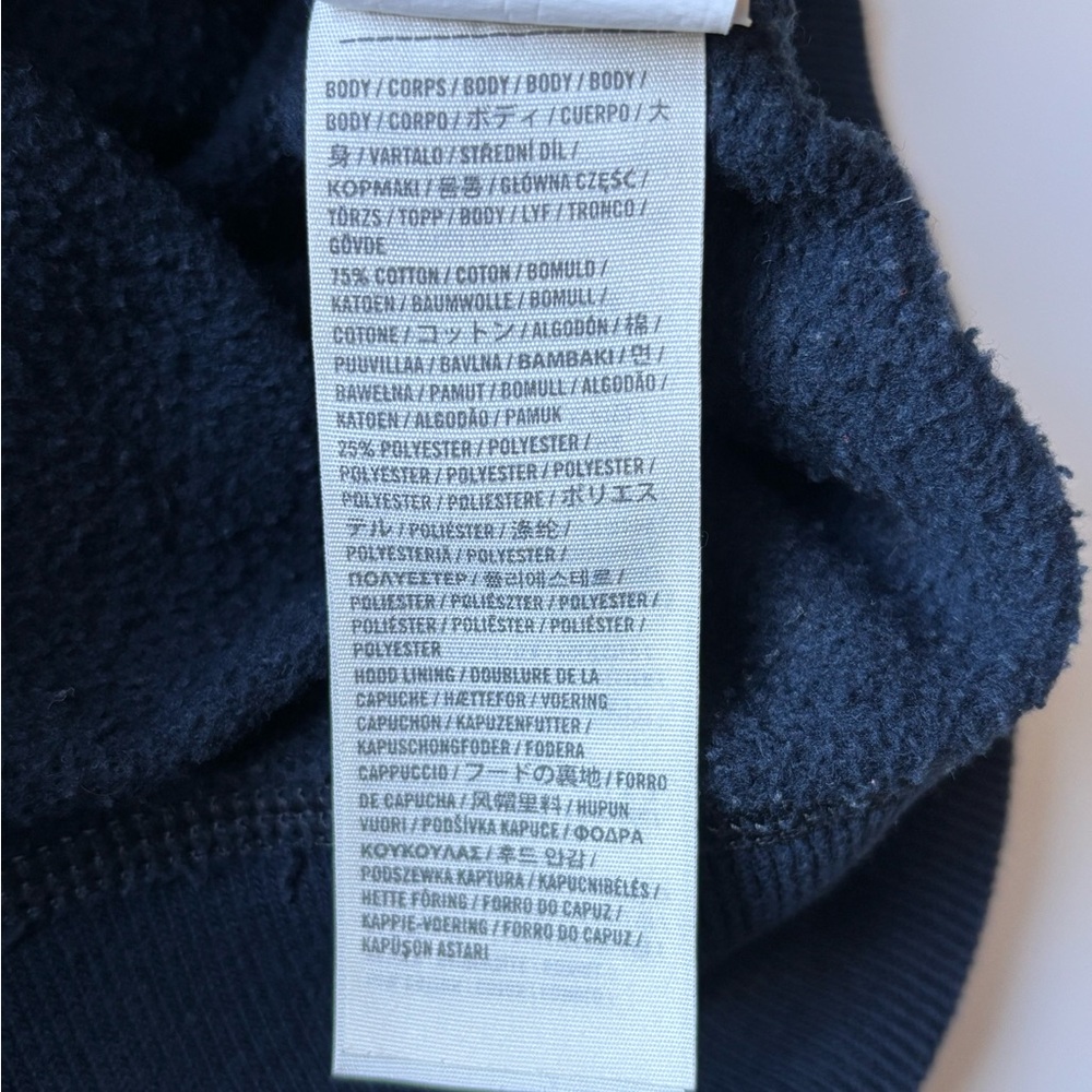 Hollister Dark Blue Hoodie with Logo - Picture 7 of 10